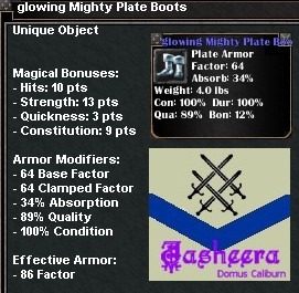 Picture for Glowing Mighty Plated Boots (u)